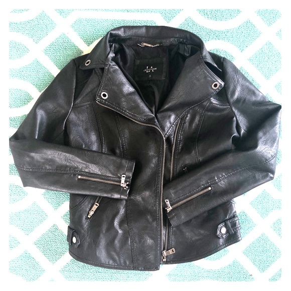 Jackets & Blazers - Vegan leather jacket